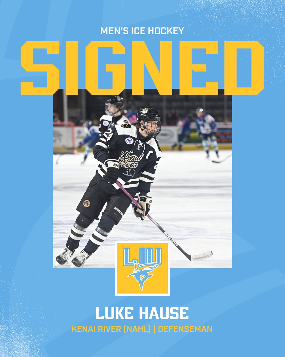 Luke Hause is ready to hit the ice! The freshman will wear #24 as a Shark this season. 🦈