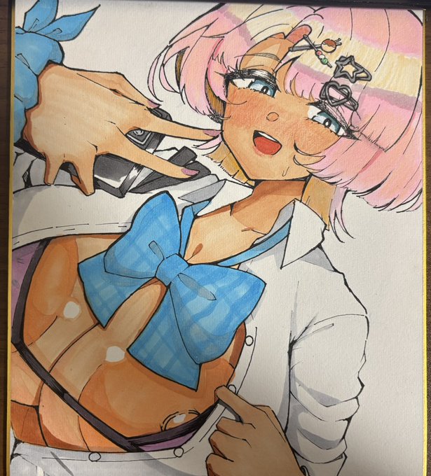 黒ギャル麻央パイ 