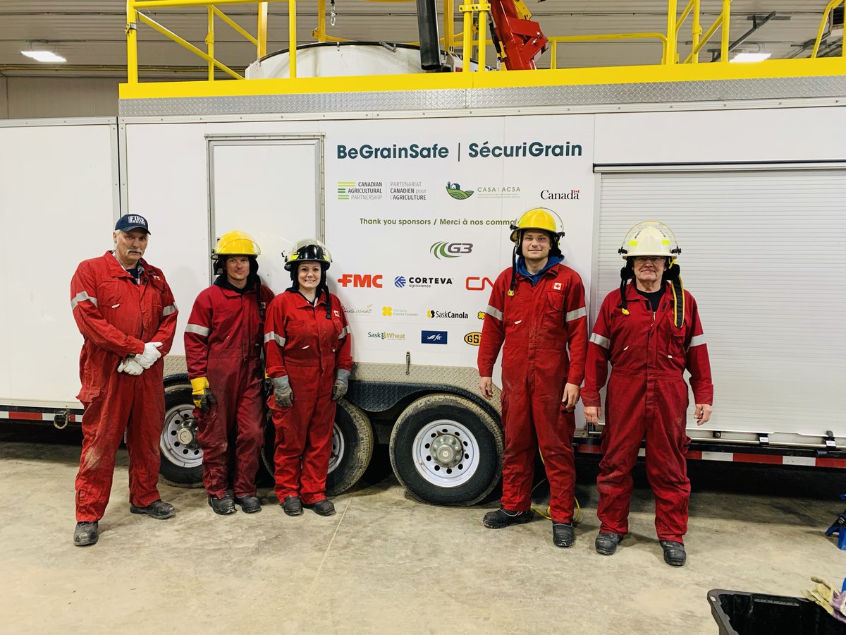 Between April 2022 and March 2023, the #BeGrainSafe training trailer travelled over 7,000 km. That’s farther than the distance from Victoria to St. John’s!
During BeGrainSafe Week (Aug 11–17), we’re proud to highlight our support for this vital program. In 2025, 125 Manitobans