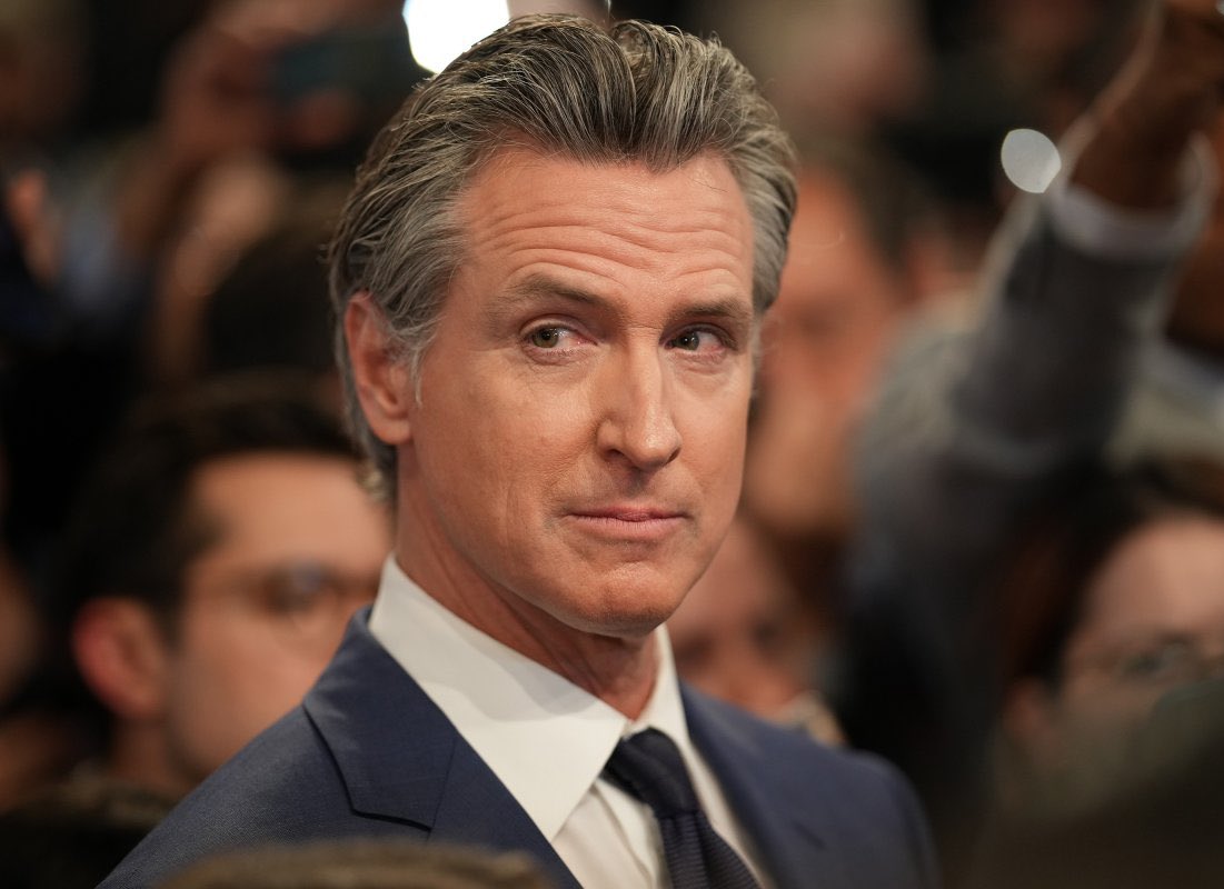 BREAKING: Gov. Gavin Newsom believes Trump will run for a third term as president in 2028, says he received a Trump 2028 hat in the mail.