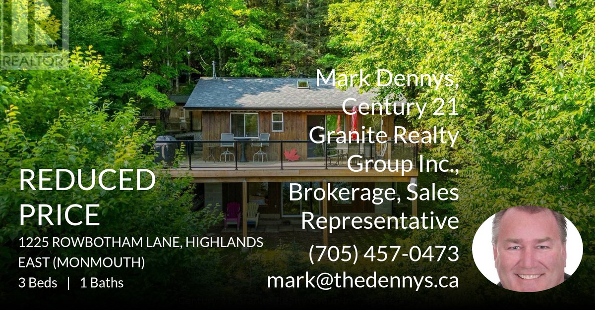 dennys_mark's tweet photo. 📍 Reduced Price 📍 This recently reduced home at 1225 Rowbotham Lane in Highlands East (monmouth) won't last long, so, don't wait to set up a showing! Reach out here or at (705) 457-0473 for more information!

Mark Dennys
Sales Re... https://t.co/4P4vzciHcU https://t.co/EjYEK5SzXq
