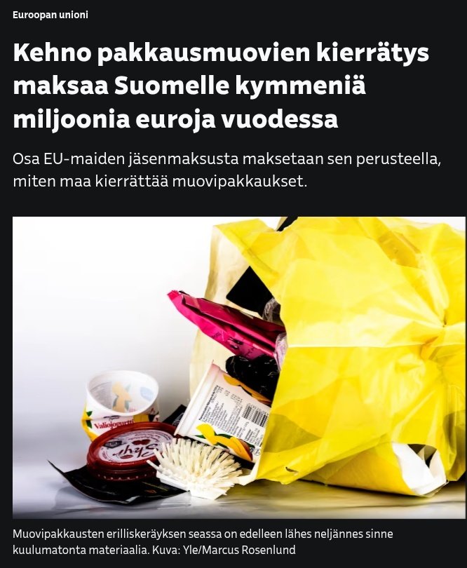 Sehän eskaloitui nopeasti.

2020: Hyvä ratkaisu, edullinen
2024: Kymmeniä miljoonia euroja
2025: Lähes 90 miljoonaa euroa kankkulan kaivoon