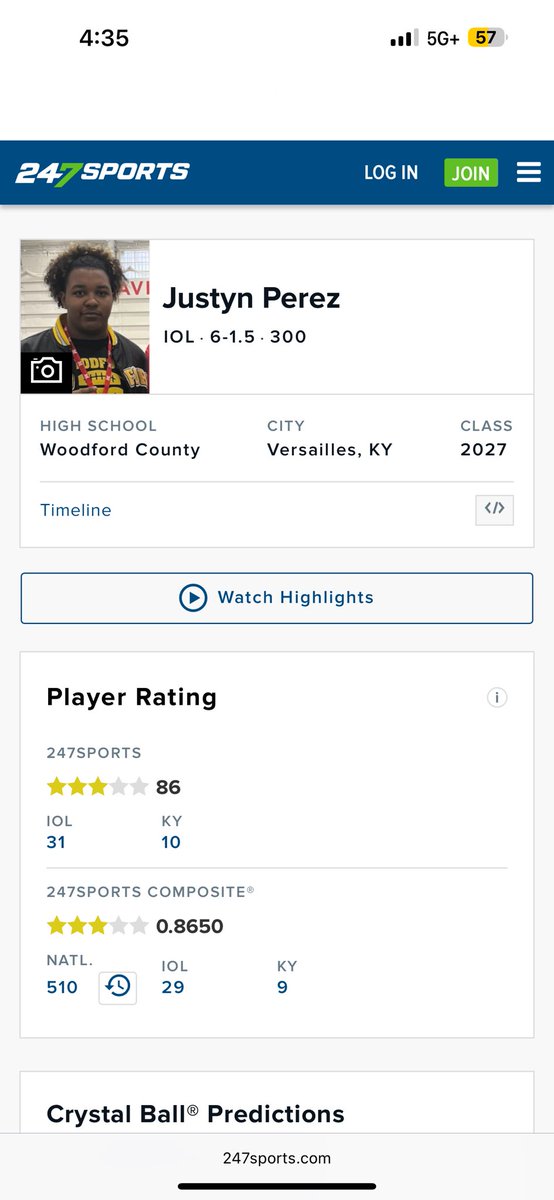 UofL Recruiting (@uoflrecruiting1) on Twitter photo One of my favorite under the radar players is <a href="/itz_justyn/">Justyn perez</a> out of Woodford County. At 6β2 300lbs he is a mauler who could be a multiple year starter at IOL. Louisville will be a factor for the 3 βοΈ One of my favorite under the radar players is <a href="/itz_justyn/">Justyn perez</a> out of Woodford County. At 6β2 300lbs he is a mauler who could be a multiple year starter at IOL. Louisville will be a factor for the 3 βοΈ