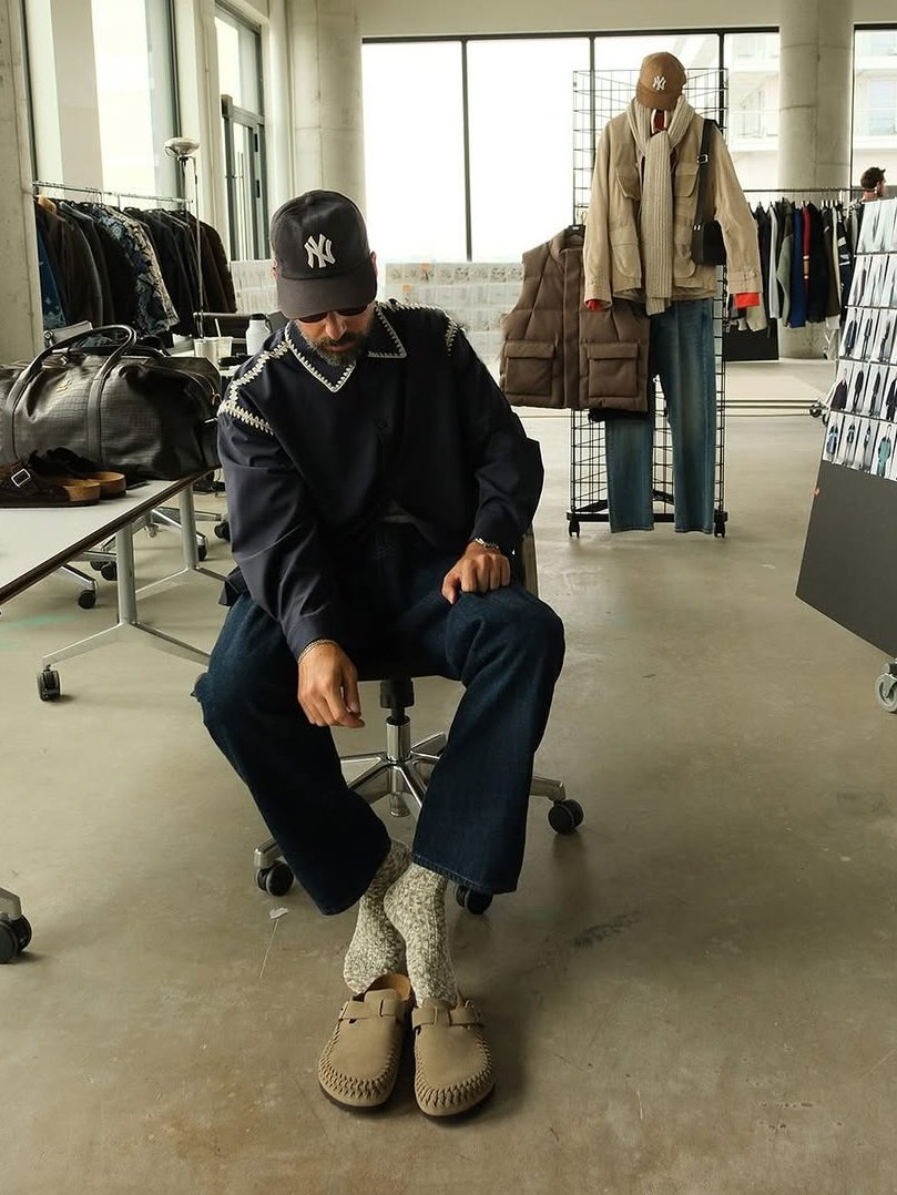 ModernNotoriety's tweet image. Kith x Birkenstock Boston Braided 👀