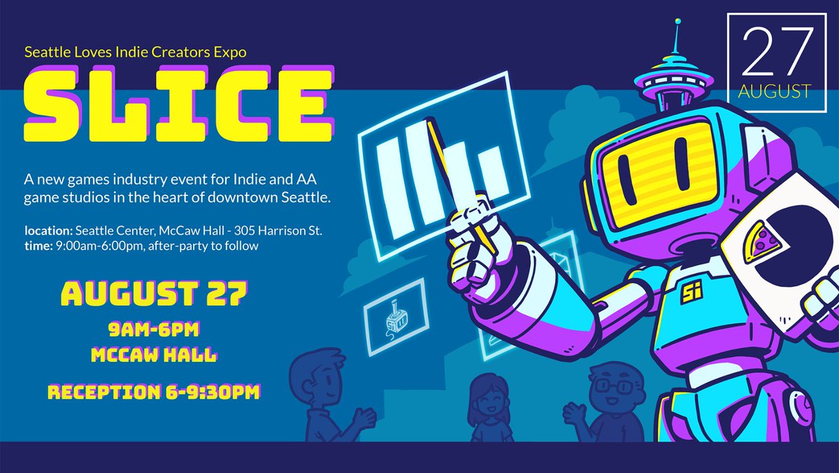 Play a demo of Astrolander at Seattle Loves Indie Creators Expo #SLICE25 hosted by <a href="/SeattleIndies/">Seattle Indies</a> on August 27. SLICE is a new games industry event with amazing talks by industry leaders including <a href="/majornelson/">Larry Hryb, Gamer Emeritus 📱⌨️🖱️🎮</a> from Unity and <a href="/Ed_Fries/">Ed Fries</a>!

seattleslice.org