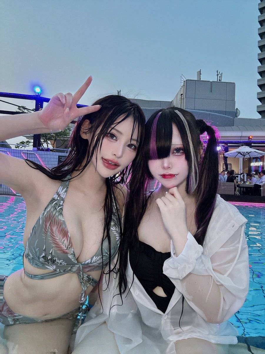 ナイトプール💓 https://t.co/JUeubHNTPw