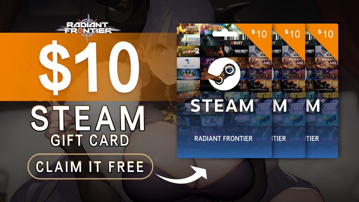 🎮 Radiant Frontier Soft Launch is Heating Up! Join the Battle &amp; Win Steam Rewards! 🎁
✨Dive into a world of tactical warfare, Android development, and intimate bonds!
🌟 Join our giveaway event for a chance to win $10 Steam Gift Cards!

How to Enter: 
1️⃣  Follow us