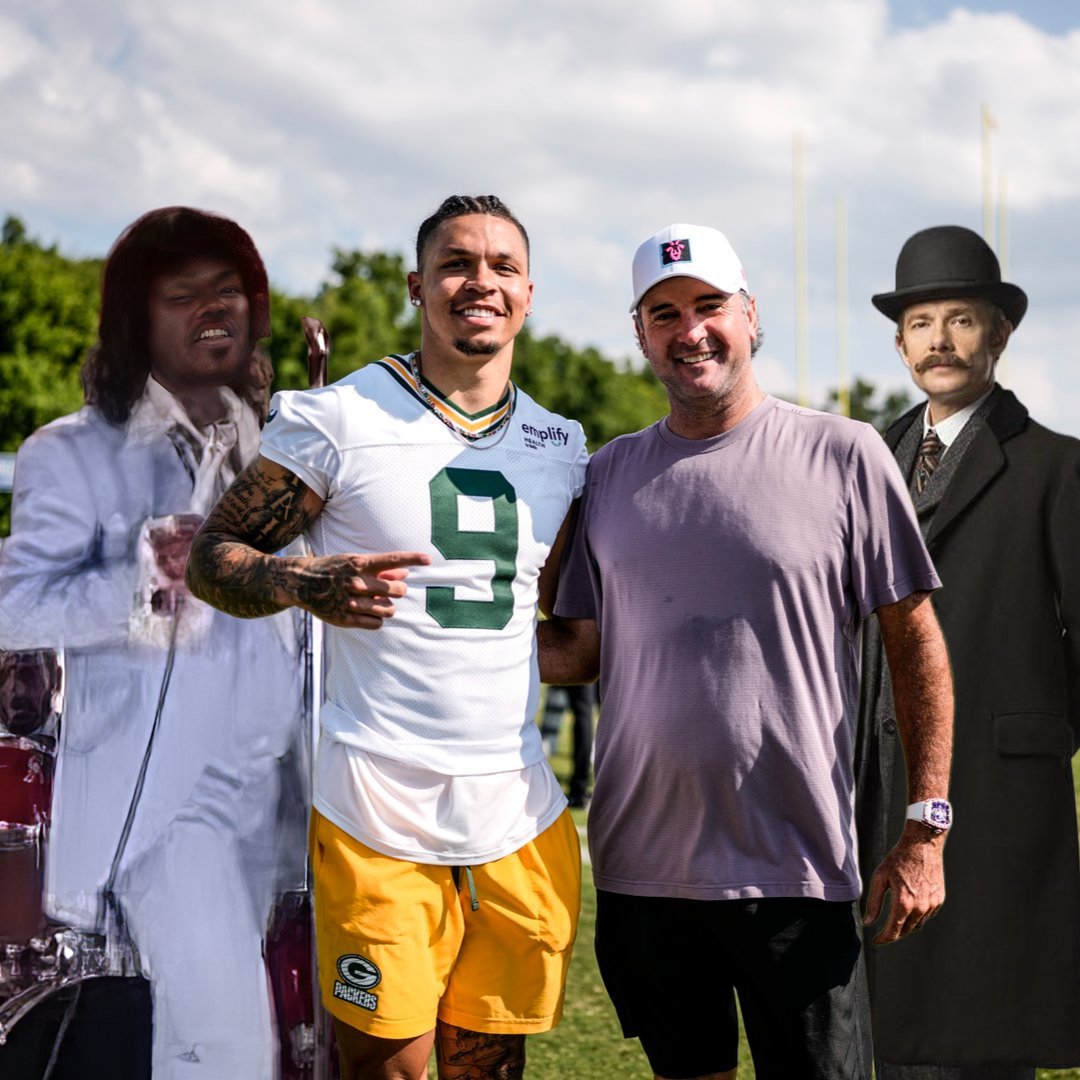 ScottEastman's tweet photo. @packers @emplifybellin Watson 🤝 Watson 🤝 Watson 🤝 Watson https://t.co/N7RqTNVdoq