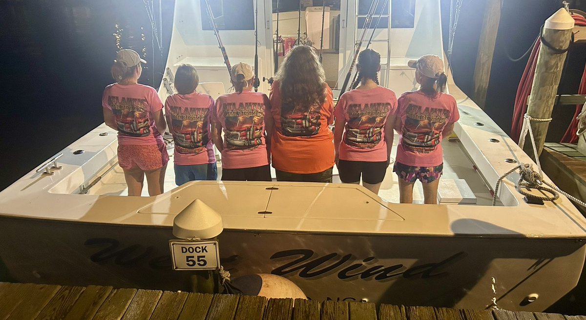 WestWindCharter's tweet photo. The “Women That Fish” rocked the Alice Kelly Fishing Tournament! No Billfish this time, but plenty of Dolphin (Mahi Mahi) to fill the box! #womenthatfish #alicekellytournament #ladyanglers #mahimahimadness #fishinglife #outerbanksfishing #westwindcharters #obx https://t.co/J3sVnblMJI