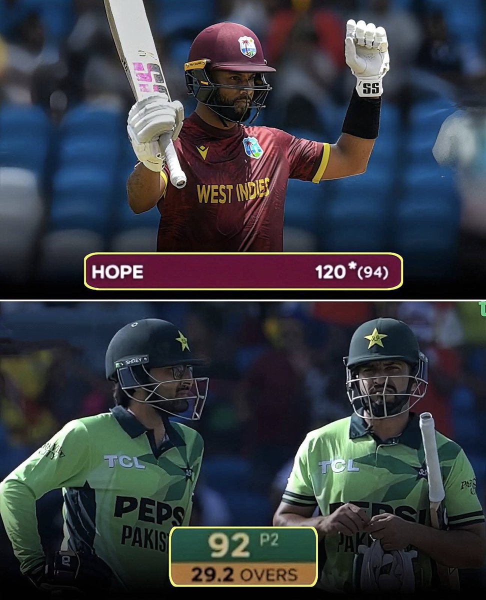 Shai Hope defeated Pakistan by 28 runs in the 3rd ODI...🤯🇵🇰

#virel #cricket #meme #funny #memepage