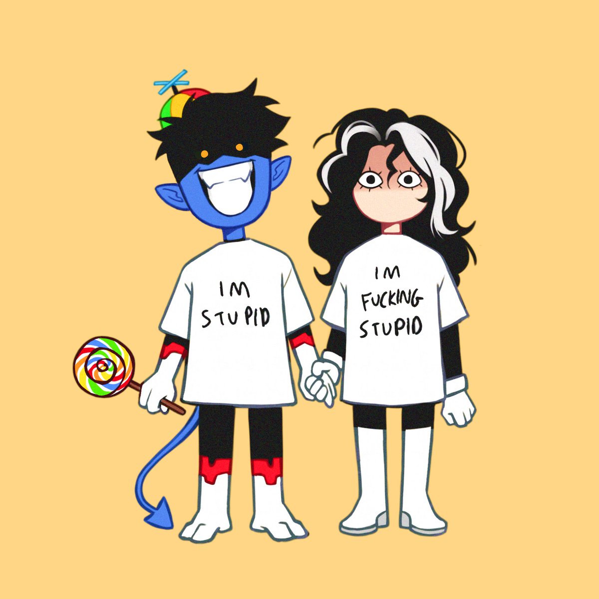 Pareja de bobos jiji