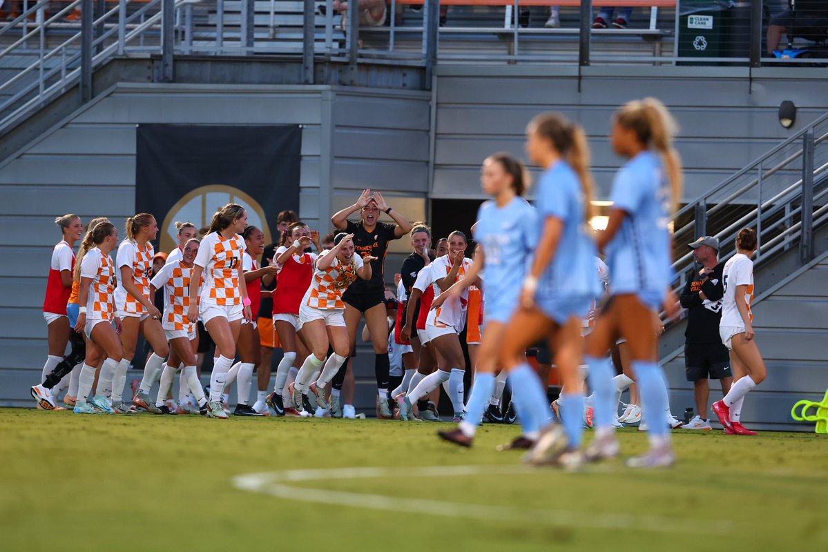 Tennessee Stats & Info (@vol_stats) on Twitter photo With their 2-0 win over the Tarheels in tonight's season opener, <a href="/Vol_Soccer/">Tennessee Soccer</a> claims the first win over a No. 1-ranked opponent in program history.
It is the first time since 2002 that a reigning <a href="/NCAASoccer/">NCAA Soccer</a> Women's national champion has lost its season opener.
#GBO 🍊 With their 2-0 win over the Tarheels in tonight's season opener, <a href="/Vol_Soccer/">Tennessee Soccer</a> claims the first win over a No. 1-ranked opponent in program history.
It is the first time since 2002 that a reigning <a href="/NCAASoccer/">NCAA Soccer</a> Women's national champion has lost its season opener.
#GBO 🍊