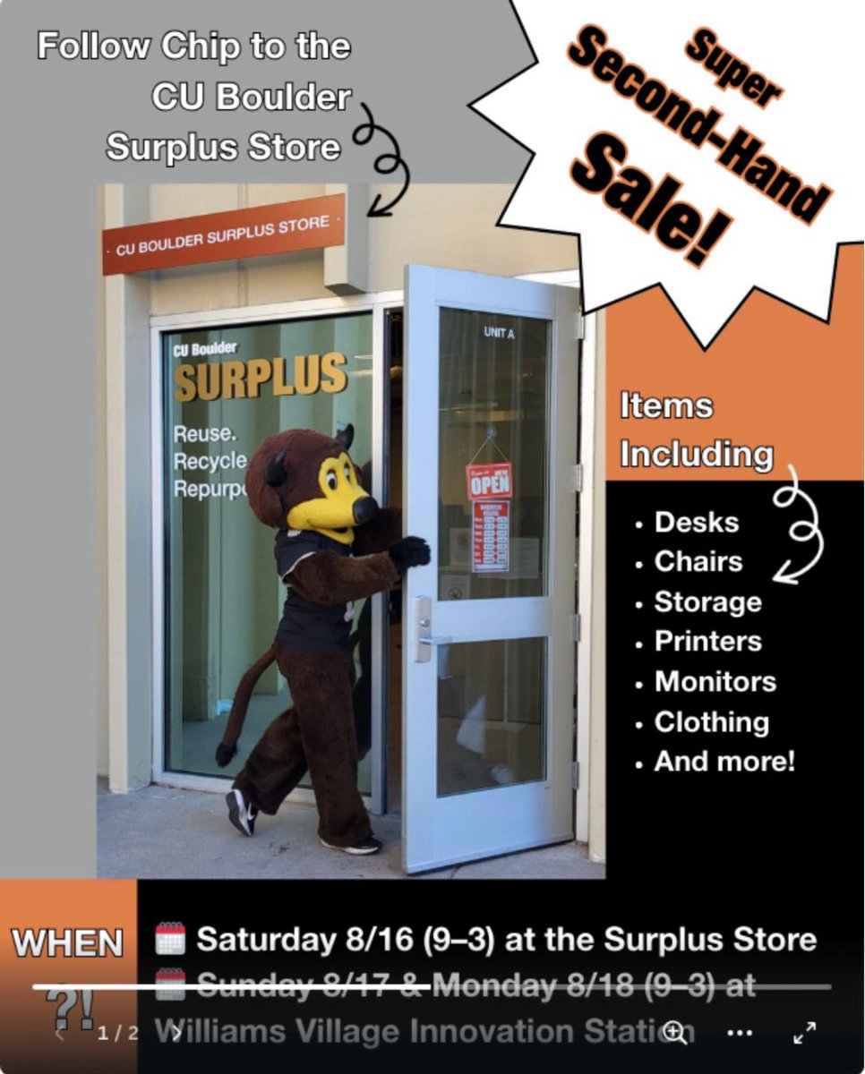 CU Boulder Facilities Management tweet media