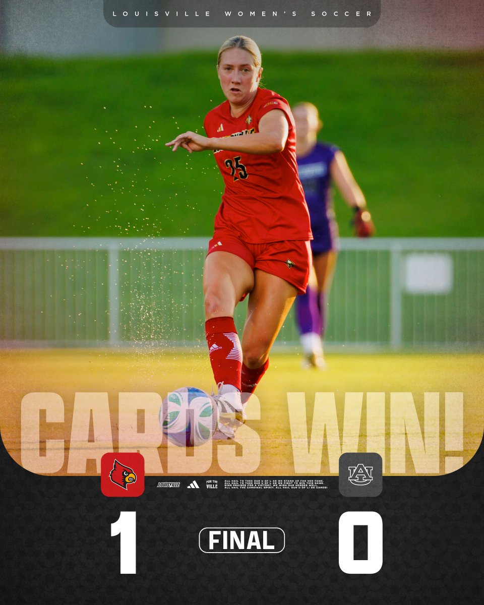 FINAL

Cards open the season with the road win over Auburn‼️

#GoCards