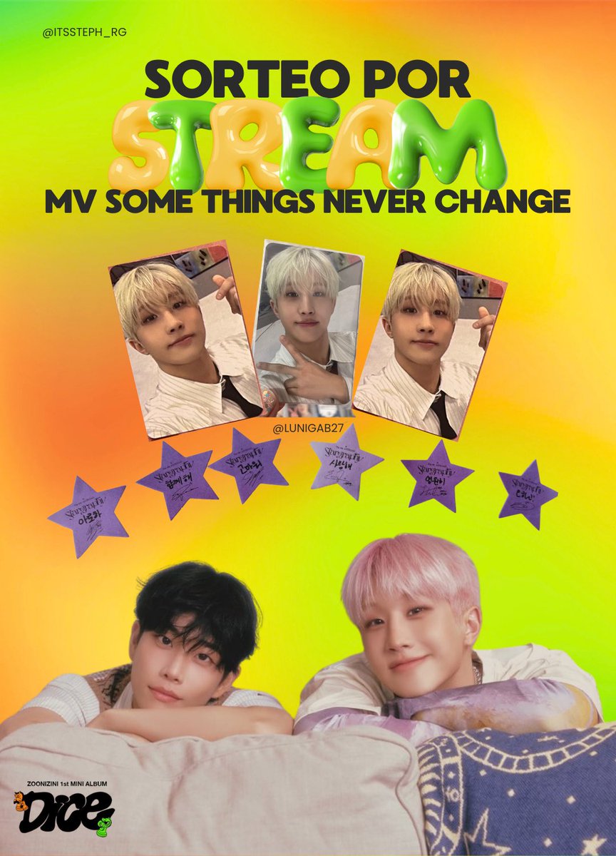 ItsSteph_RG's tweet image. Recuerden q tenemos este giveaway x stream, participen y demostremos a JinJin y MJ cuanto los amamos y apoyamos!
🧡2 ganadoras x mas pruebas d stream al MV 
💚1 ganadora x prueba de stream y mas canciones de #DICE escuchadas en Spotify (prueba a través de RECEIPTIFY) #ZOONIZINI