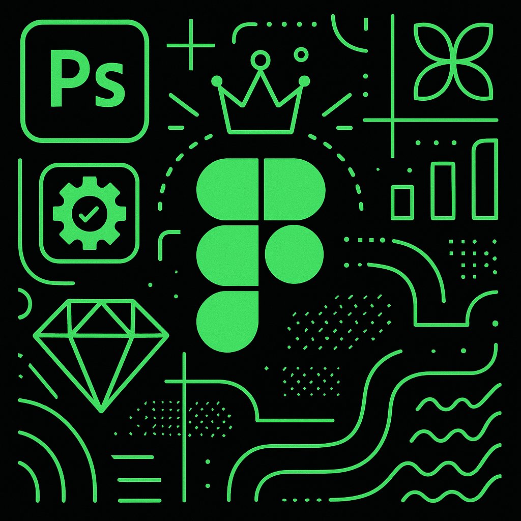 First, there was Photoshop. Then OmniGraffle. Then Sketch. Now Figma.

$FIG wears the crown today – but the king has no moat.