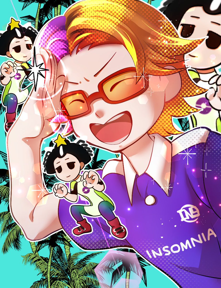 k_gon143's tweet image. おぶやんさんで参加させていただきました！校了の後に髪色が変わられていて爆笑してましたwww
こちらは色だけ進化後枠ナシになります💜😂🧡
#INSWIN #WCS2025