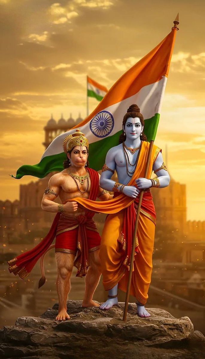जय श्री राम 🇮🇳 जय श्री हनुमान 
Happy Independence day