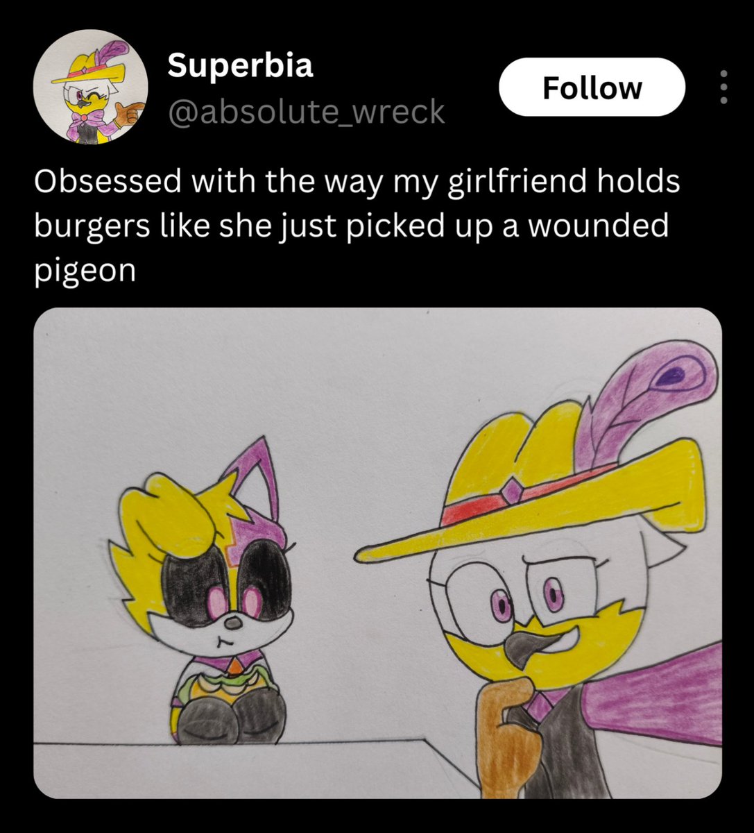 I saw this tweet somewhere on Discord and I knew that it’s literally Axis

#SonicStyle #OCArt