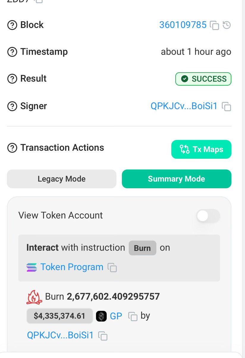 House of Zedge (@zedge_jpeg) on Twitter photo Burn baby burn … wave goodbye to 4% of $GP supply / 8% of circulating supply. <a href="/SolportTom/">Tom</a> just getting started and <a href="/bonk_fun/">letsBONK.fun</a> is here to stay Burn baby burn … wave goodbye to 4% of $GP supply / 8% of circulating supply. <a href="/SolportTom/">Tom</a> just getting started and <a href="/bonk_fun/">letsBONK.fun</a> is here to stay