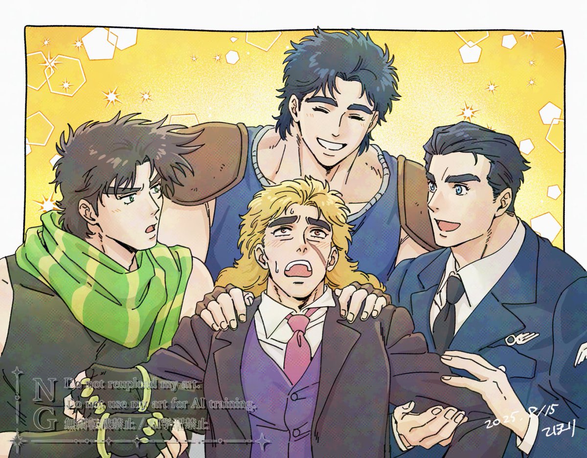 3代揃う謎時空を描いてしまった。
意図していないけれどハーレムっぽくなっちゃった。