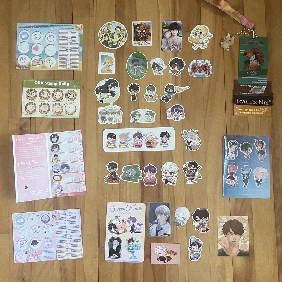 A bit late, but thank you for the lovely Otakuthon! Big thanks to Shirley for adopting me (insta@atelierqbyshirley) ❤️ 

To think the first time I tabled at Otkn was 10 years ago… Time flies by fast. 🥹🥹 Happy to have gotten the chance to see old friends and make some new ones!