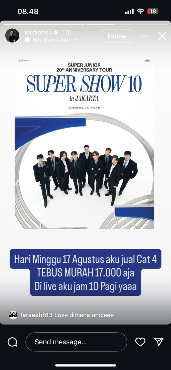 HAHAHAHA yang ordal ordal aja kah??? 

PANTES GA KELUAR ANNOUNCE SOLD OUT YAAA 🙂🙂

<a href="/ime_indonesia/">iMe ID</a>