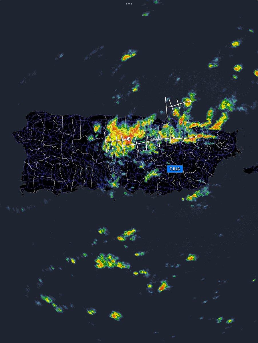 YarimCorreaPR's tweet image. #RadarScope rain over Puerto Rico now