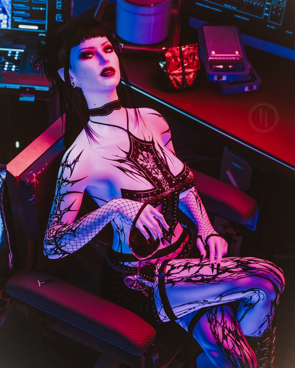 Scarlet haze.  

▪️Characters: Amren.  

For pookie <a href="/ancuninmarston/">xena ♱</a> 's upcoming tattoo mod. Give her support when it drops! 

🏷️#Cyberpunk2077 | #VPSupport | #VPer | #VirtualPhotography | #Photomode | #VPRT | #OriginalCharacter | #VGPUnite