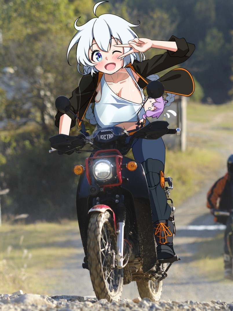 mulletccub110ui's tweet photo. #バイク写真はライダーがいて完成する 
いなければ描くという選択肢 https://t.co/RgSaJUnRPj
