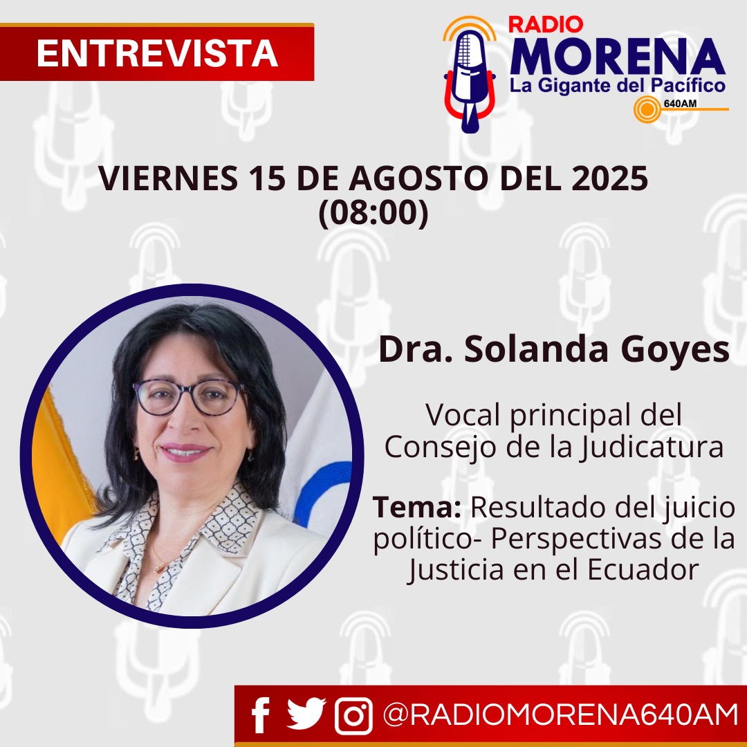 Les invito a escuchar mañana esta entrevista en Radio Morena