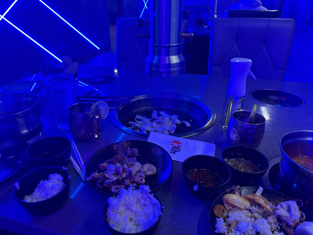deerdogaspen's tweet photo. Topgolf and Kpot date night with the doggy 💜🧡 https://t.co/d5WnATiokp