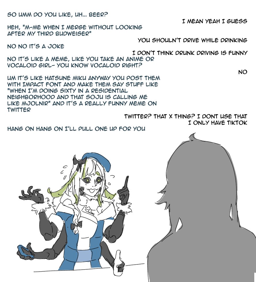 Bartender-chan dodged a bullet #JunipArt