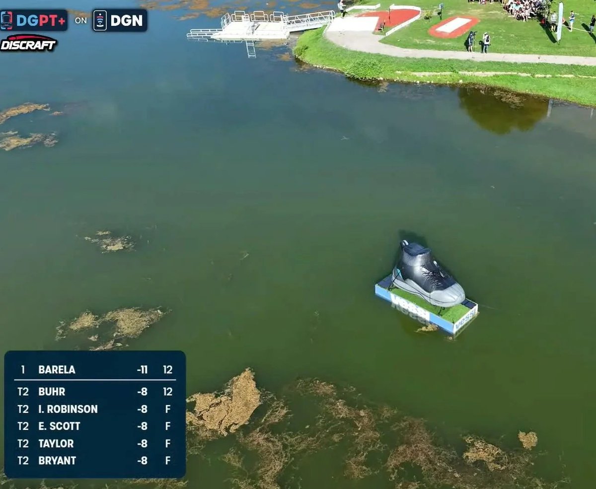 This whole float is made from recycled Vessi shoes