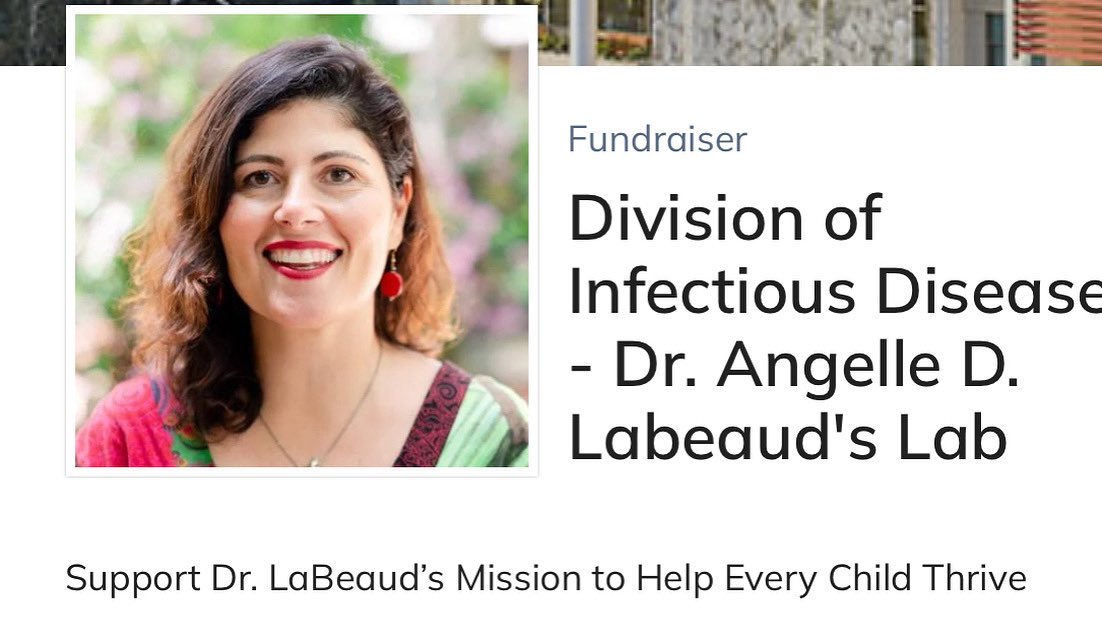 Lets support Dr.LaBeaud’s mission to help every child thrive. Donations can be made at the following link: my.supportlpch.org/fundraiser/651…