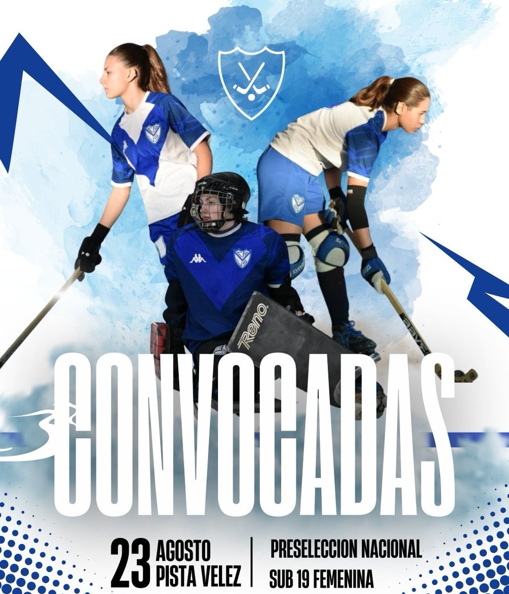 🏒  Martina Piluso, Lara Grella y Martina Fornes, jugadoras de Hockey s/patines de #Vélez fueron convocadas a integrar la PreSelección Sub 19 Femenina.

📅 Sábado 23 /08
🕜 De 10 a 12:30 y de 16 a 18:30
📍 Polideportivo 

🎉 Felicitaciones!!! 

<a href="/Velez_hsp/">Hockey Sobre Patines - Velez Sarsfield</a>
<a href="/velezdeportivo/">Vélez Deportivo</a>