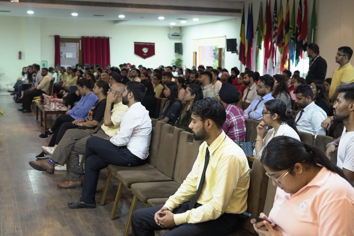 Yesterday I addressed the #PCTE Faculty of Business Management in #Ludhiana #Punjab on "India and the Changing Global Order". I interacted with students from the business management, journalism and hotel management streams.
instagram.com/reel/DNV5UXsyY…