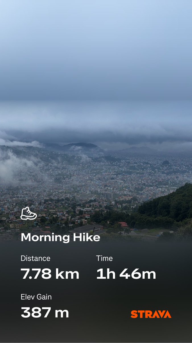 kunrup's tweet photo. Friday morning uphill walk. It’s looks so beautiful from the top. Yet to go all the way to the mountain pass. I will try another day.
#matatirtha #chandragiri #stayactive #staymotivated #positivevibes #walkforhealth #walkforfun #kathmandu https://t.co/0iQ5ymaBgr