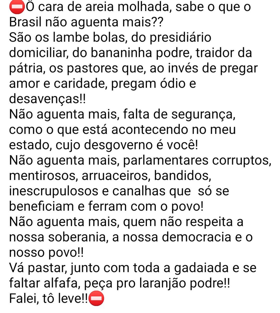 silviadlima's tweet image. Vai faltar alfafa!!
#LulaPresidente