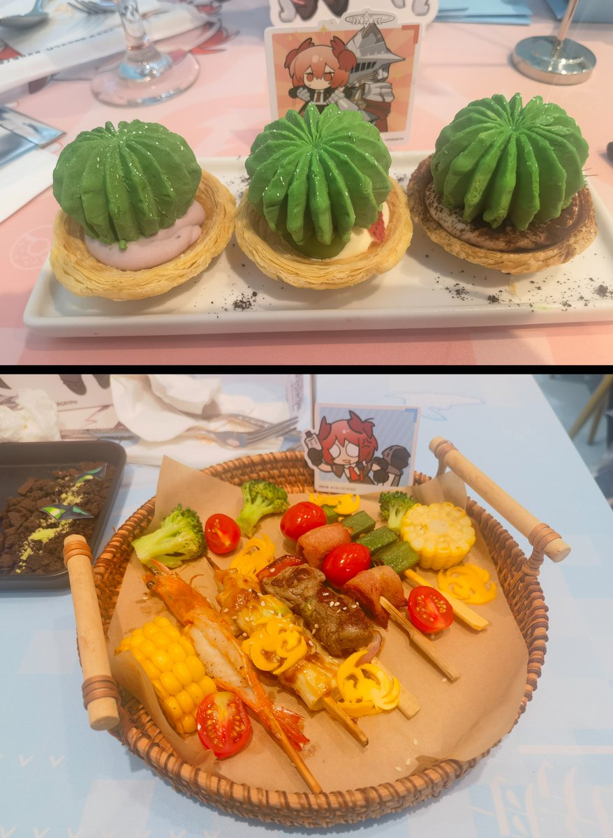 Richardmaximum's tweet image. Arknights × Ipstar(潮玩星球) cafe collab-『Laterano Sweet Dream of Basilica(拉特兰圣堂甜梦)』(Shanghai) 
（9th arknights cafe collab)
2025.8.12~8.14 achievements(goods &amp;amp; gifts）😇🥳

#Arknights
#アークナイツ
#明日方舟