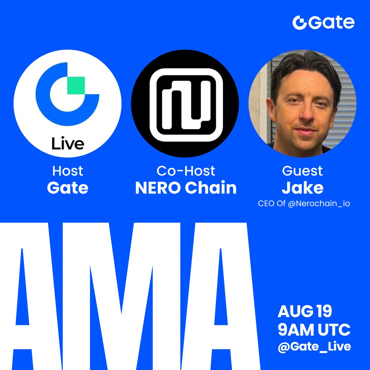 📣 Gate #AMA - <a href="/Nerochain_io/">NERO Chain</a>

Total Rewards: $100 $NERO for 10 winners 🎁
🔹Follow <a href="/Gate__Live/">Gate Live | Streamers Wanted</a> &amp; <a href="/Nerochain_io/">NERO Chain</a>
🔹Like + RT + Comment with Proof Screenshot

Venue: x.com/i/spaces/1Mnxn…

Drop your questions during the LIVE to WIN extra $NERO  🎉