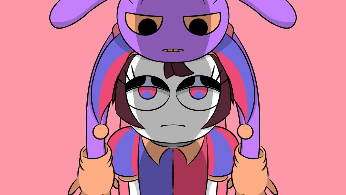 1300MC's tweet image. #funnybunny #jax #pomni