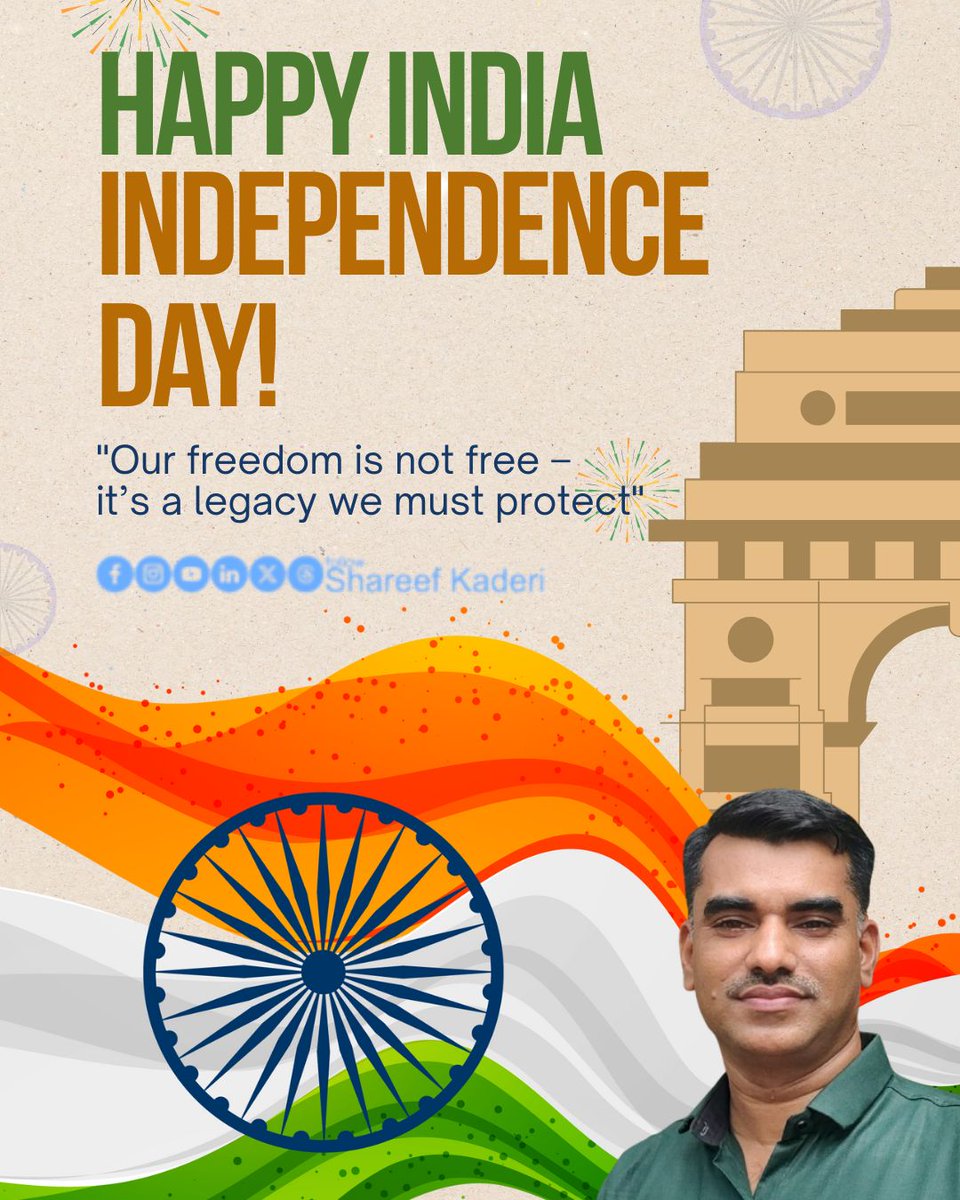 shareefkaderi's tweet photo. "Our freedom is not free – it’s a legacy we must protect"
#Independence #Day https://t.co/sH3FI5dwWy
