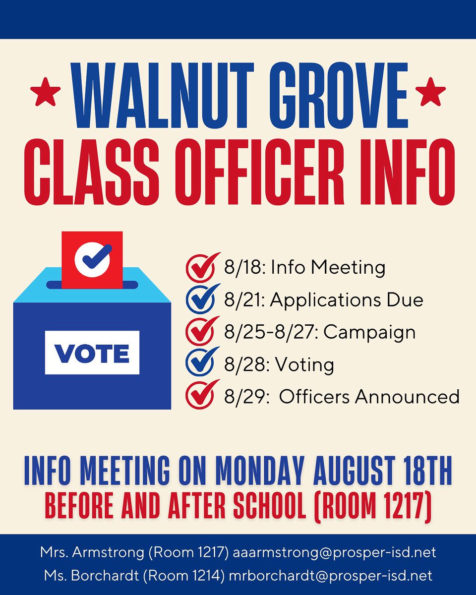 Walnut Grove StuCo tweet media