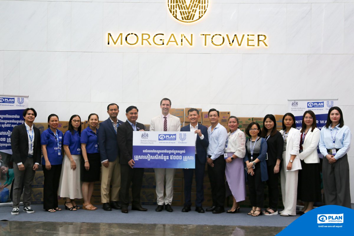 Plan International Cambodia is proud to receive 2,028 cases of personal care and hygiene products from Unilever Cambodia, Ltd, which will be distributed to 5,000 displaced families in Preah Vihear Province.

#PlanInternationalCambodia #UnileverCambodia #WASH