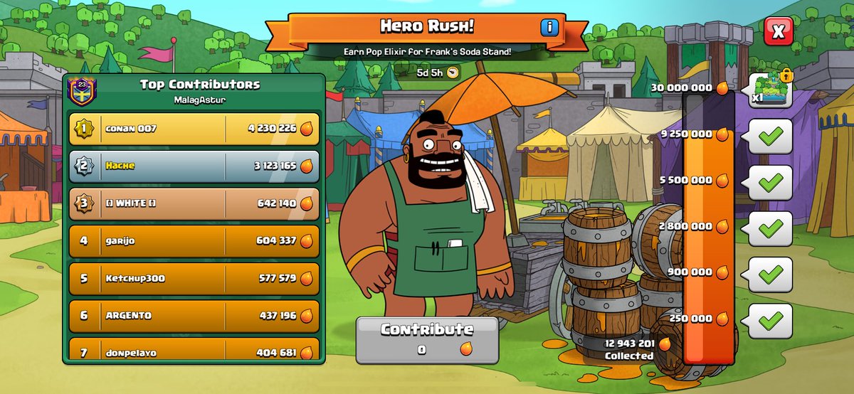 hachescc's tweet photo. @ClashofClans Player Tag: #8R8Y0Q9CG
#HeroRush 
Yeah, we’re indeed competing to get no. 1 lol

@GoncaClash https://t.co/ltpsBL8PwD