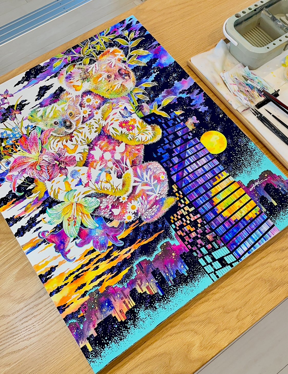 原画 油彩画 【除け者（のけもの）】 fit=scale-down,w=1200
