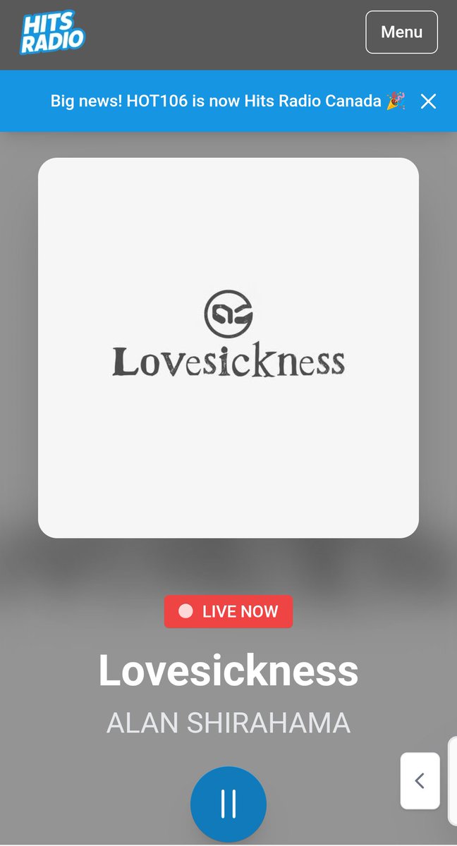 chocco1770's tweet photo. ๐จ๐ฆใฎ๐ป๏ธ @HitsRadioCanada ใใ
#TakeoverThursday
๏ผๆฒ็ฎใฏ #ALANSHIRAHAMA #Lovesickness ๐ต
@_alan_official https://t.co/CWa79Qr9dk