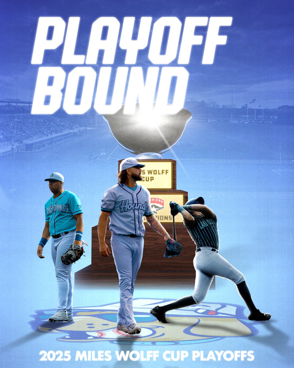 After tonight's Win and the Milwaukee Milkmen loss, we are officially PLAYOFF BOUND!!!!!

Playoff tickets will go on sale tomorrow morning at 10am.
dockhounds.com/playoffs/
#HowlYeah