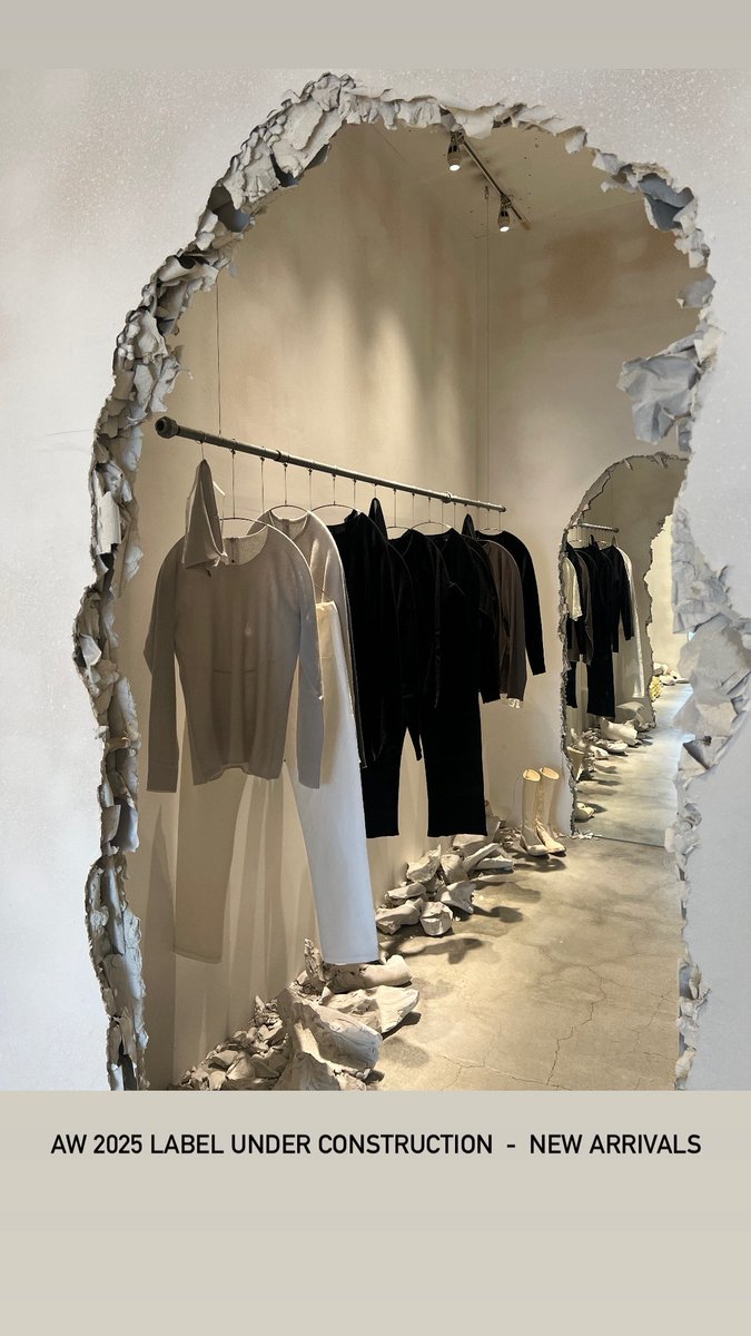 Lift_DAIKANYAMA's tweet photo. AW 2025 
LABEL UNDER CONSTRUCTION
NEW ARRIVALS

レーベルアンダーコンストラクションの2025AW最新コレクションが入荷しました。

オンラインショップでは、9月上旬公開予定となります。 https://t.co/xxPcRwSaKG